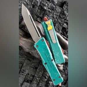 Microtech Combat Troodon T/E Bounty Hunter Edition Bounty Hunter Green Aluminum